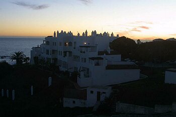 Resort evening view