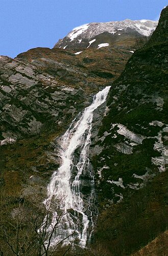 High waterfall, Scotland